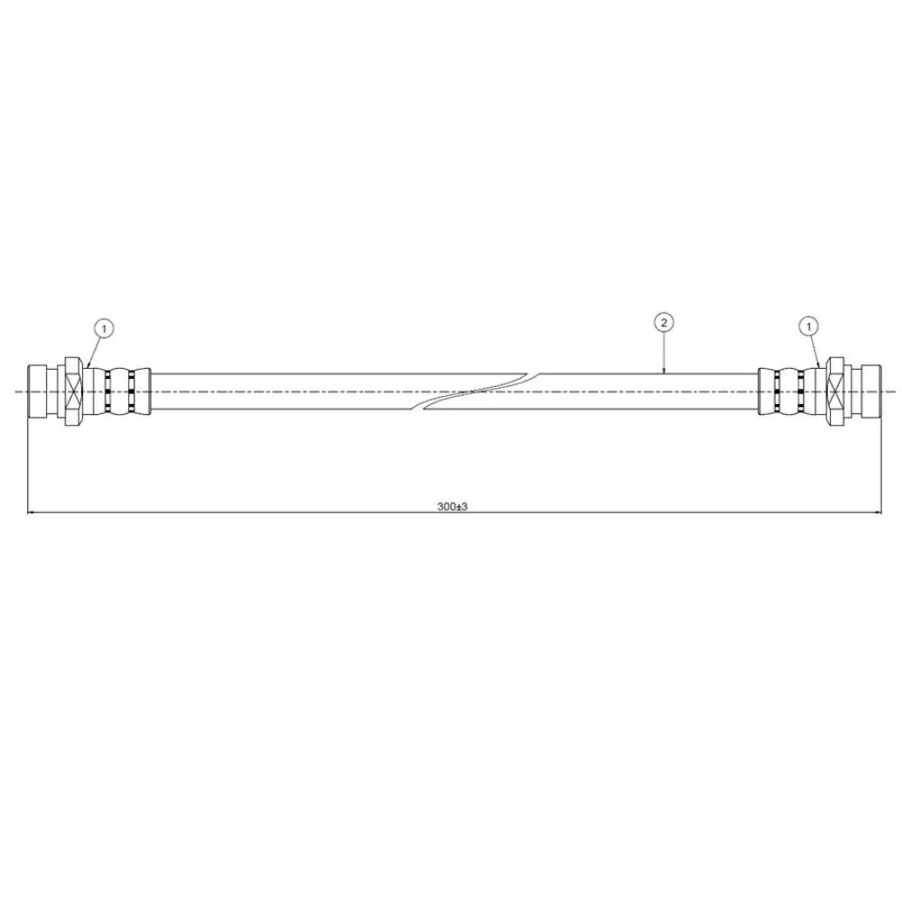 Ön Fren Hortumu Corolla E11 Ae111 Ee111 98-05