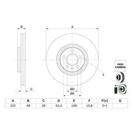 ÖN FREN AYNASI VOLVO S60 2019 S90 2019 V60 2018 V90 2016 XC40 2017 XC60 322 CAP 17 JANT