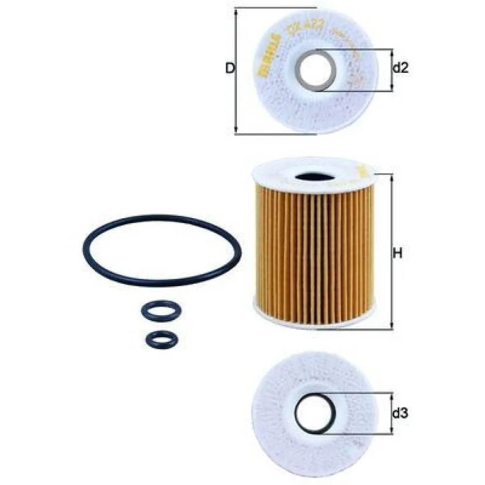 Yağ Filtresi Polo V 09 Fabia Ii-Ibiza V 2010 1.2 Tdi