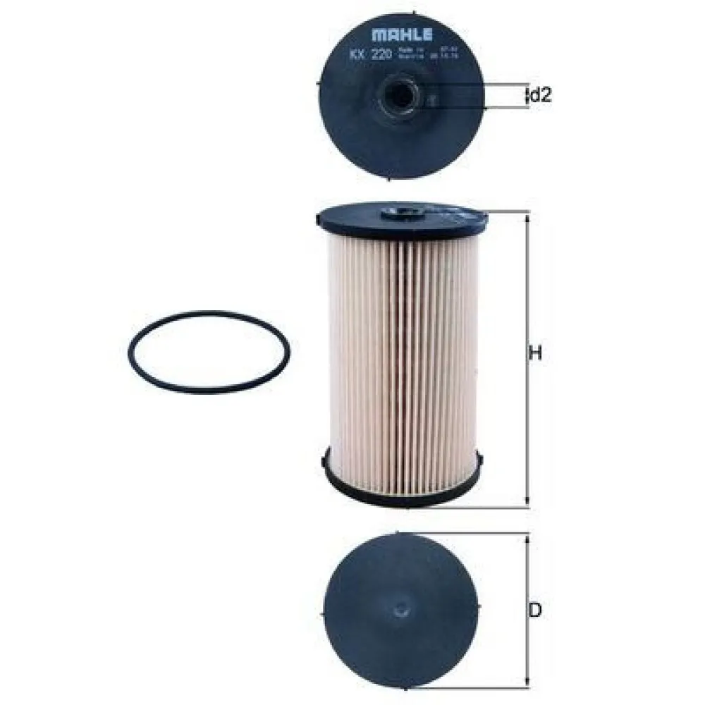 YAKIT FİLTRESİ CADDY III-PASSAT-TIGUAN-TOURAN-LEON-OCTAVIA-TOLEDO III-ALTEA XL 1.6TDI-1.9TDI-2.0TDI