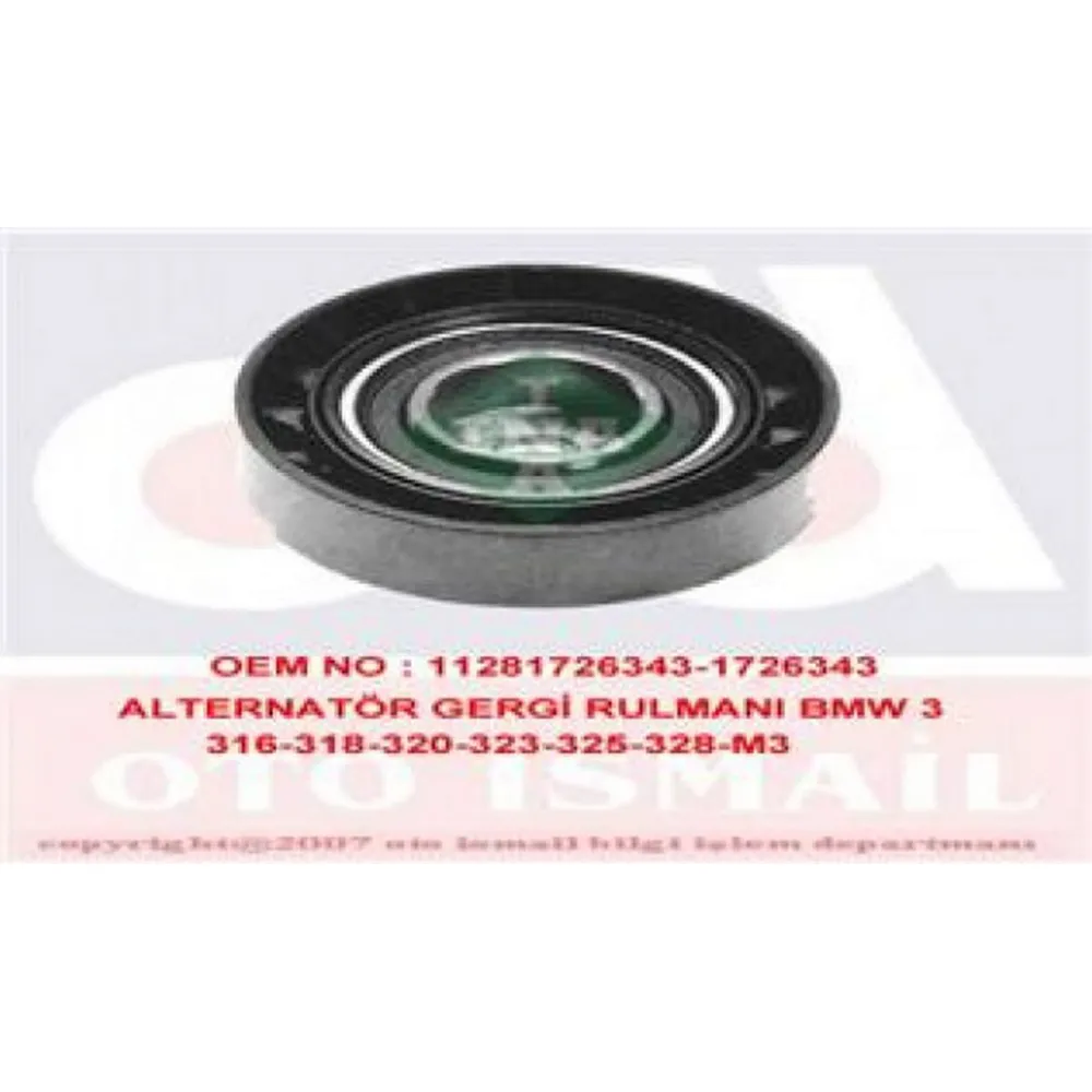 ALTERNATÖR GERGİ RULMANI BMW 3 316i-318i-320i-323i-325i-328i-M3-FELICA I-II 1.3 94-01