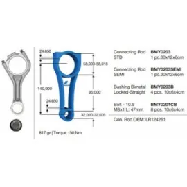 Piston Kolu 240Ps 204Dta Discovery Sport L550 19 Discovery 5 L462 16 R.r Evoque Cabrio L538 17 19 R.r Sport 2 L494 16 R.r Velar L560 17 Jaguar Ajd V6 Xf Sportbrake X260 17 Xf 2 X260 17 E-Pac
