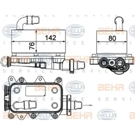 SANZIMAN YAG SOGUTUCU PREMIUM LINE BMW M47N M57N E60 E63 E65 E66 E67 E83