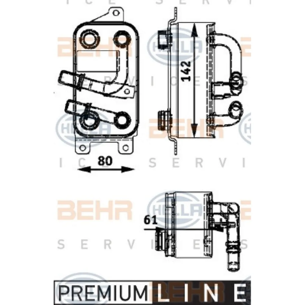 SANZIMAN YAG SOGUTUCU PREMIUM LINE BMW E60 E65 M54