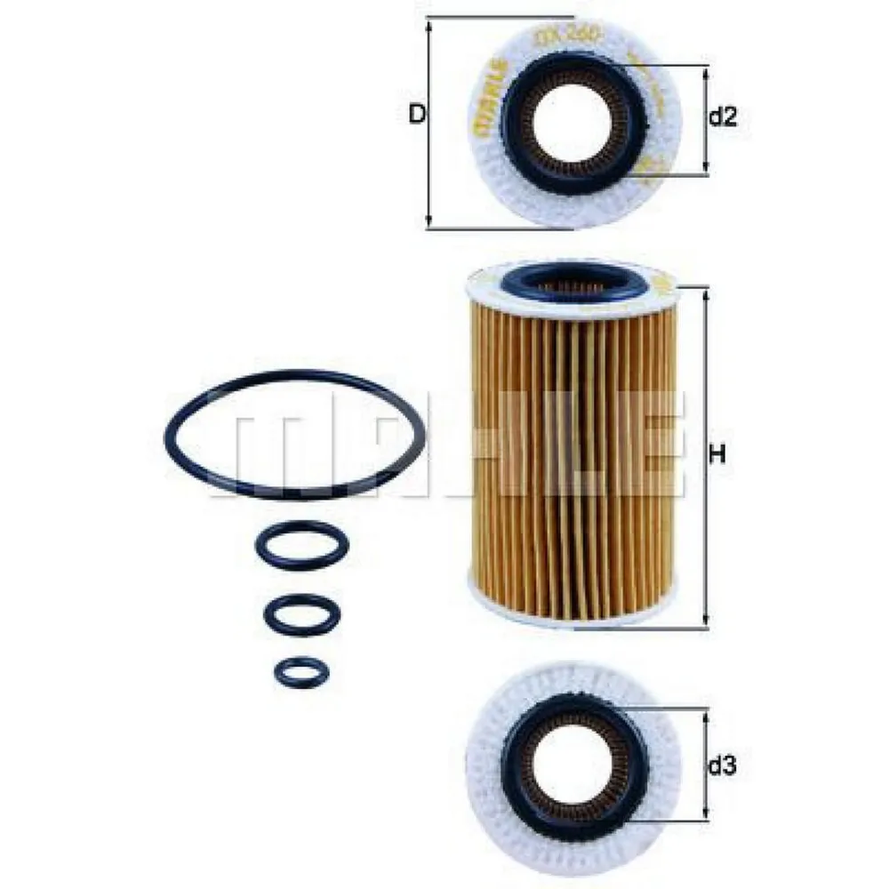 YAG FILTRESI MERCEDES SLK-CLASS M113 R171 55 AMG 04 11