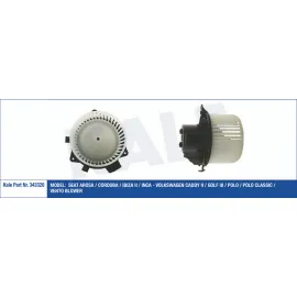 KALORİFER MOTORU 12V SEAT AROSA-CORDOBA-IBIZA II-INCA-VW CADDY II-GOLF III-POLO-POLO CLASSIC-VENTO