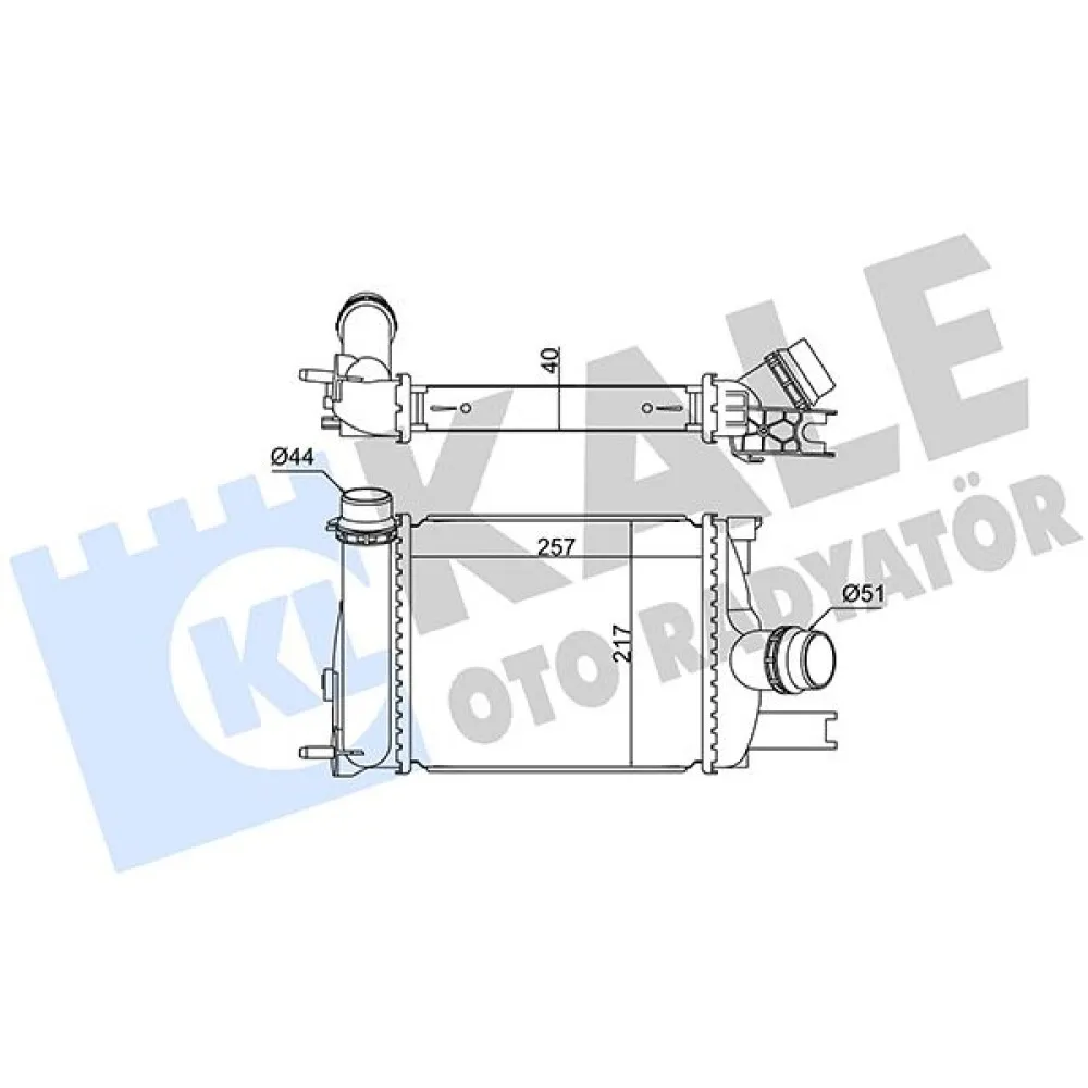 İntercooler Dacia Logan Ii-Mcv Ii-Sandero Ii-Renault Clio Iv 0.9 Tce 12