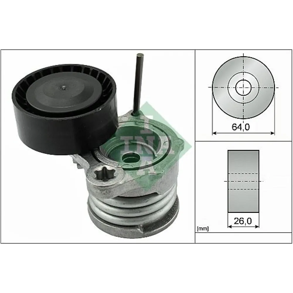 Alternatör Gergi Rulmani Kütüklü Bmw E87 118D-120D 03-12 E90 318D-320D-325D-330D 05-11