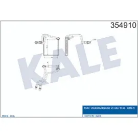 KALORİFER RADYATÖRÜ [ VW GOLF VI-GOLF PLUS-JETTA IV ]
