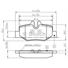Fren Balatasi Arka Mercedes Vito W639 03