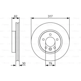 Fren Diski On Discovery 3 L319 04 09 Discovery 4 L319 09 18