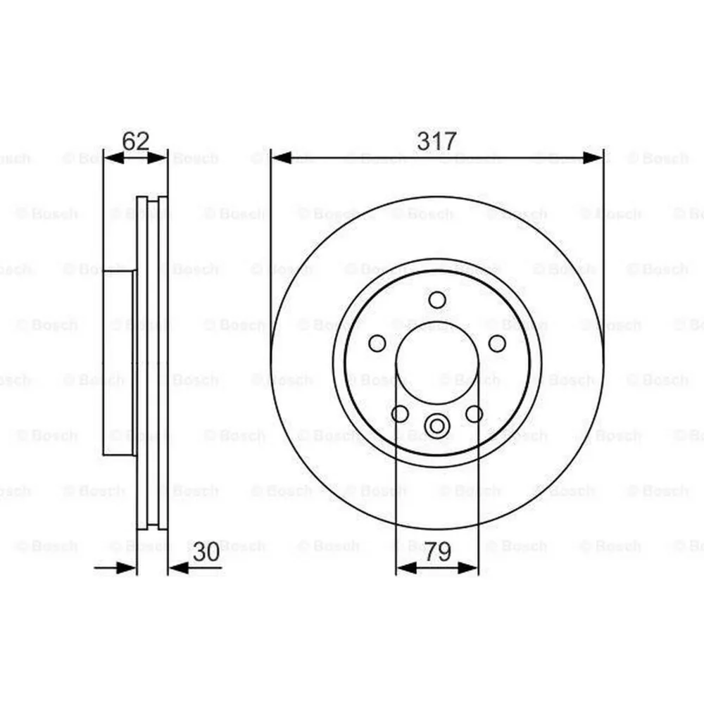FREN DISKI ON DISCOVERY 3 L319 04 09 DISCOVERY 4 L319 09 18
