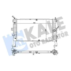 Radyatör Meriva 1.3-1.7Cdti 03 Ac Klimasiz Mek 600X370