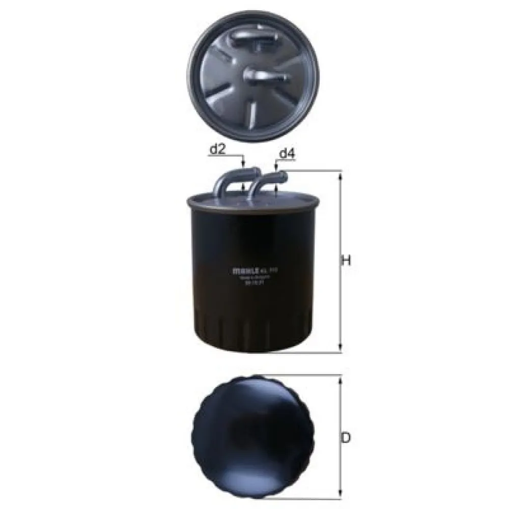 Yakit Filtresi Mercedes Om646 W203 W204 C219 W211 W221 Vito W639 Sprinter 906