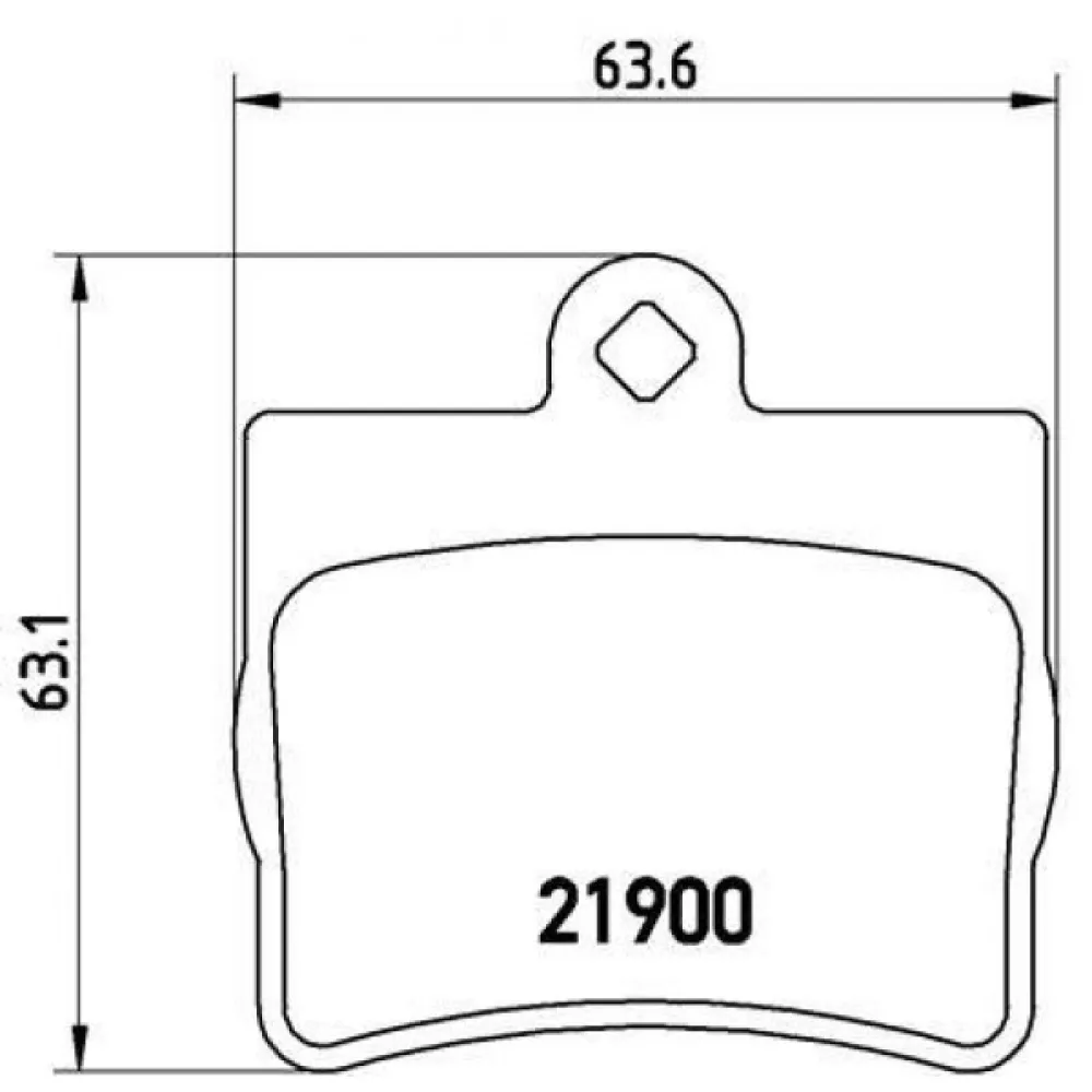 Fren Balatasi Arka Mercedes C-Class W202 94 00