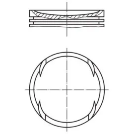 Piston Segman Std. Bmw M42 B18 E30 Is E36 Ti