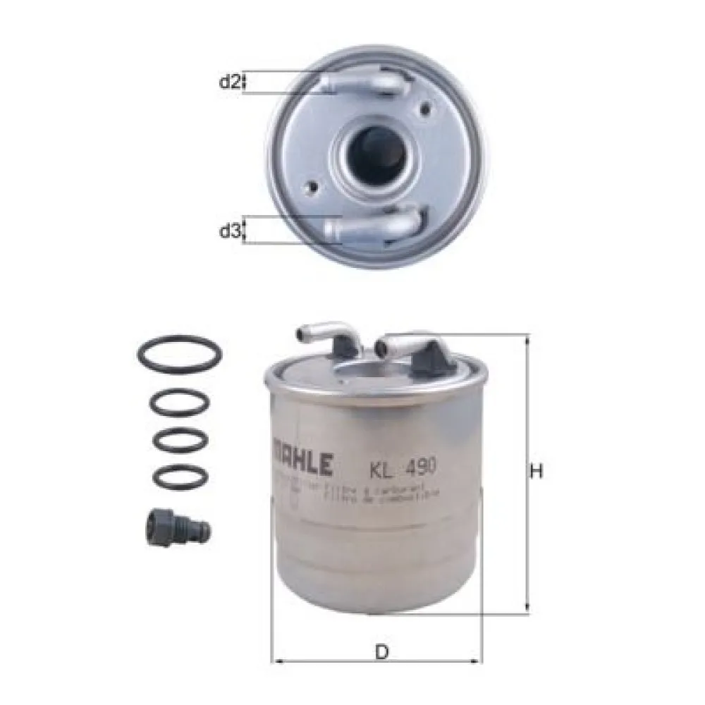 Yakit Filtresi Mercedes Om642 X204 W204 S204 W212 W164