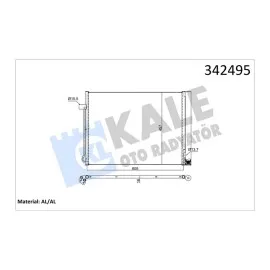 Klima Kondenseri Bmw X5-X6 Al-Al