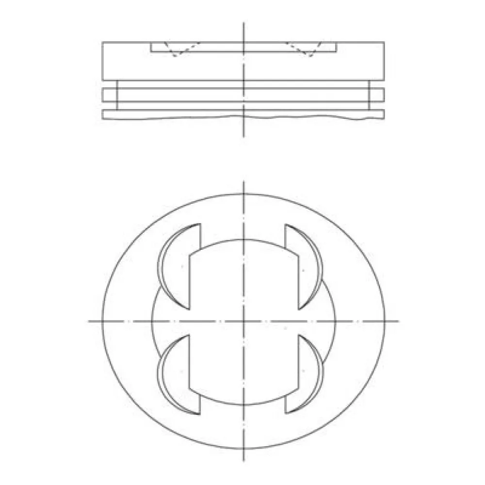 Piston 73.40Mm Std Corsa D Adam Aveo 1.4 8V 08- A14Xer A14Xel