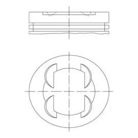 Piston 73.40Mm Std Corsa D Adam Aveo 1.4 8V 08- A14Xer A14Xel