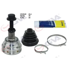 AKS KAFASI DIŞ ÖN GOLF 5/6-A3-LEON-OCTAVIA 1.6/1.6FSI 102 hp MAN./AUTO. 36x30x59.5 95.5mm