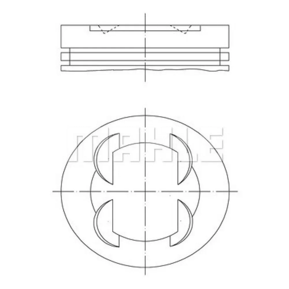 PISTON SEGMAN 86.4 mm BMW S50 B32 E36 M3 3.2
