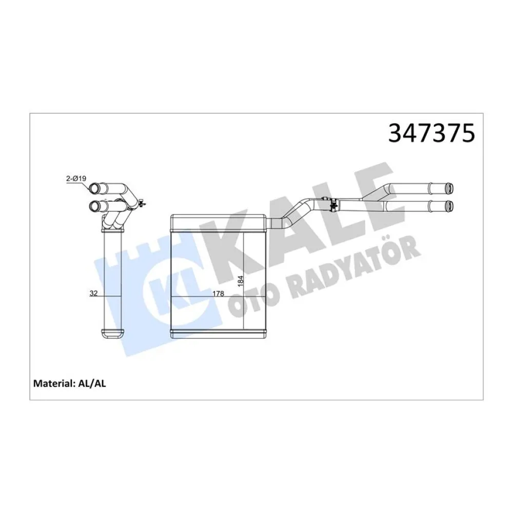 Kalorifer Mondeo Iv 07-14 S Max-Galaxy 06-15