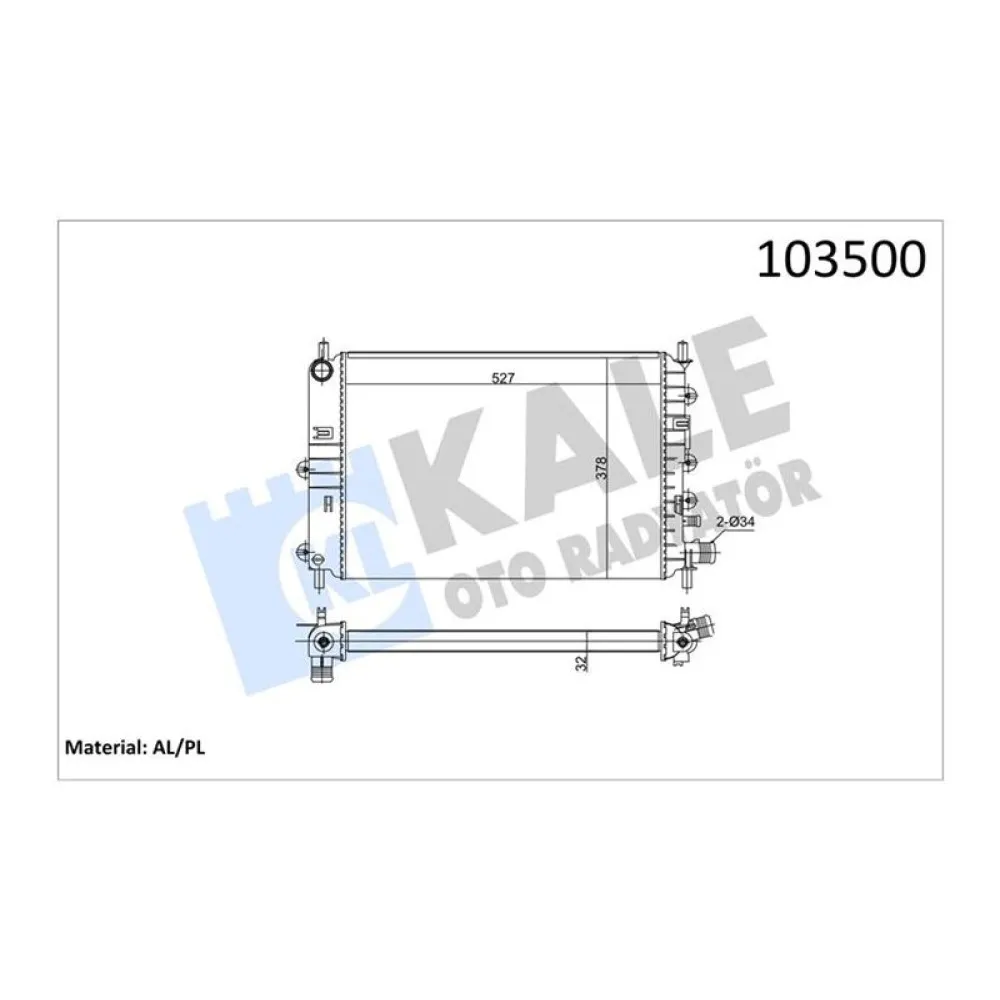 Radyatör Escort Clx 1.6 2 Sira Al Pl Sistem