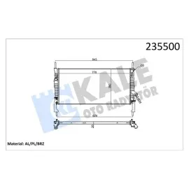 Radyatör Transit Turbo V347 Ac 1 Sira Alb Sistem