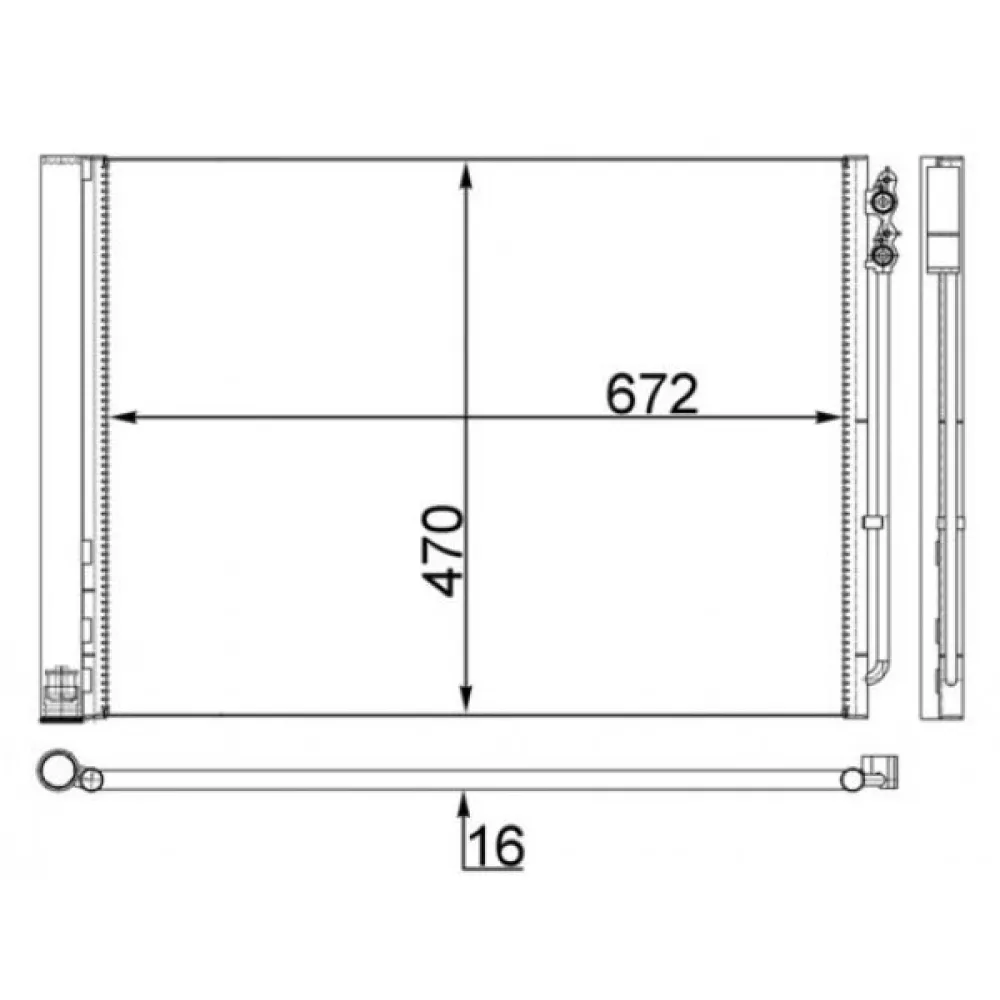 Klima Radyatoru Bmw F10 F01 N47 N57 B47 B57