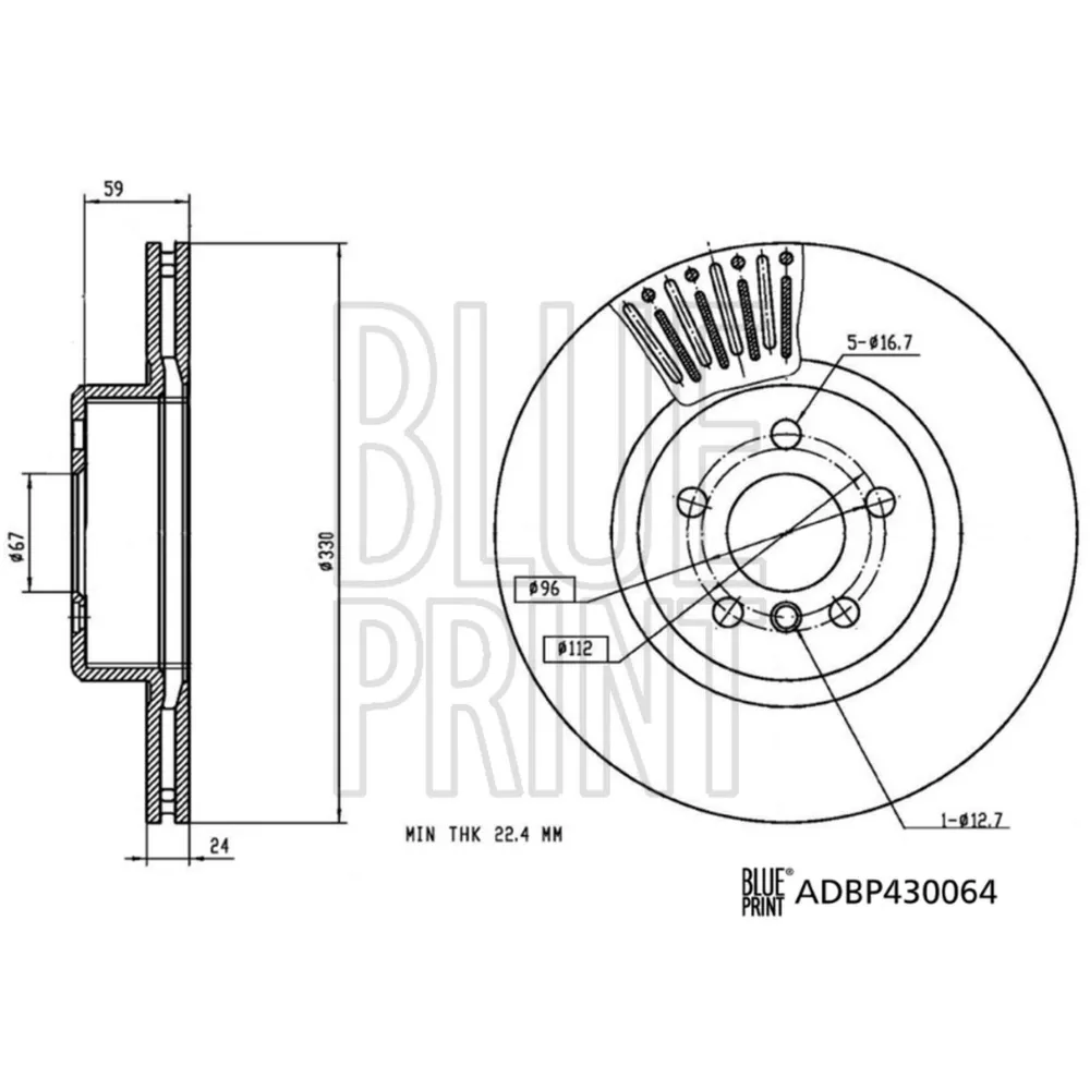 FREN DISKI ON BMW G30 G31 F90 16 X3 G01 17 X4 G02 18 G29