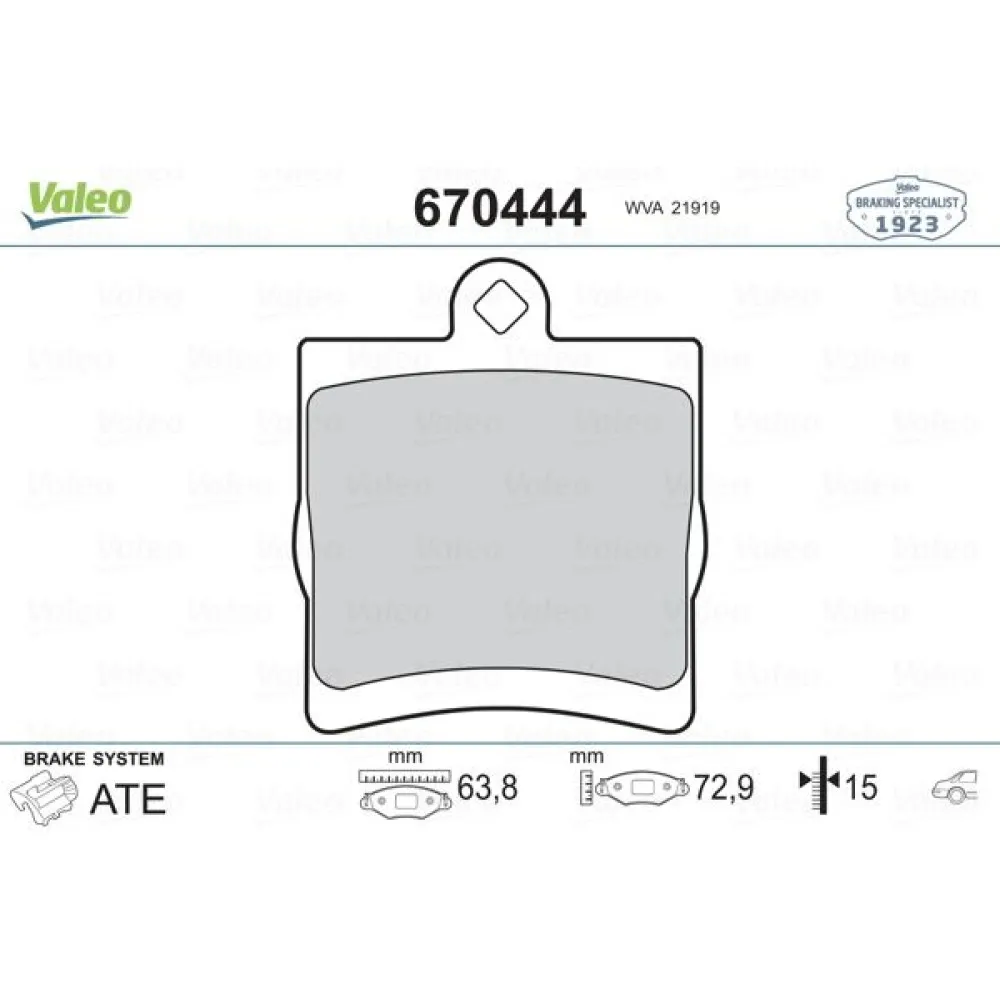 Fren Balatasi Arka Mercedes W203 Cl203 C209 W210 R171