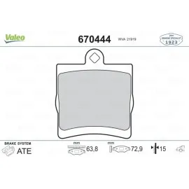 Fren Balatasi Arka Mercedes W203 Cl203 C209 W210 R171