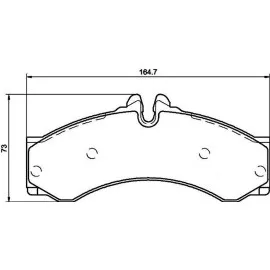 Fren Balatasi Ön Arka Mercedes Sprinter 901 904 95 06-Vw Lt 28 35 46 95 06