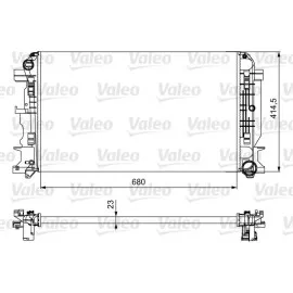 Motor Su Radyatoru 680X416X23 Mercedes Sprinter 06 . Vw Crafter 06