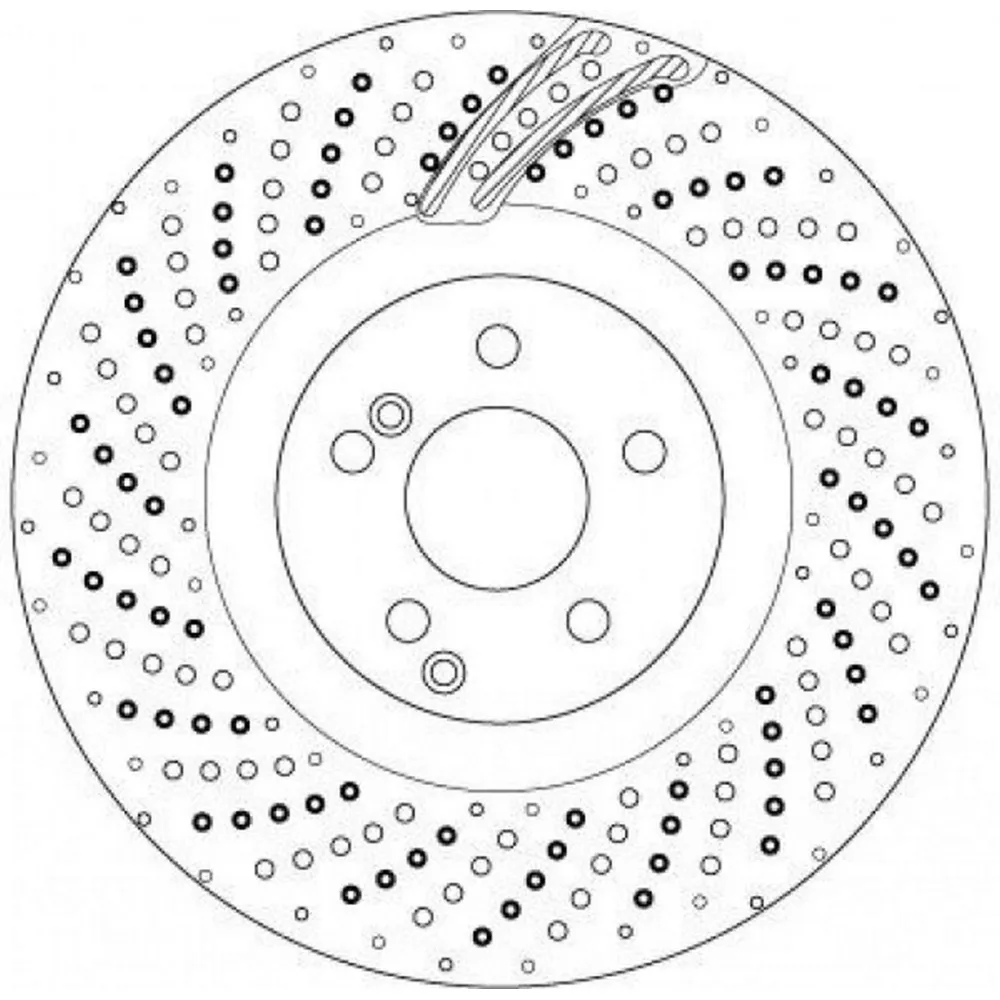 FREN DISKI ON MERCEDES AMG W204 W205 W212 W221