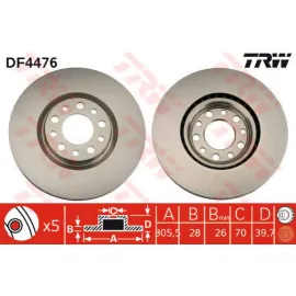 ÖN FREN AYNASI FIAT 500X 14 CHRYSLER 159 1.9JTDM-2.2JTS 05 ALFA 159 SPORTWAGON 06