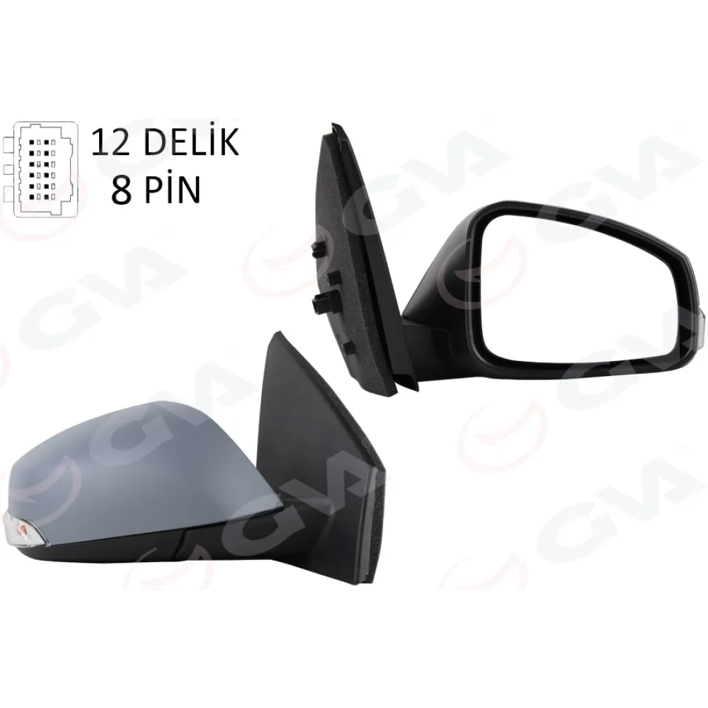 Elektrikli Isitmali Sinyalli Katlanir Sensörlü Astarli Asferik Sol L Megane Fluence 08-