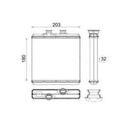 Kalorifer Radyatoru Mercedes W204 W212 C218 R231 C190 R197