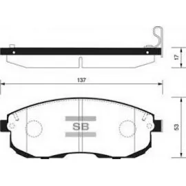 ÖN BALATA NISSAN JUKE 10 MAXIMA QX 94-99 2.0I-MAXIMA 88-94 GDB1003