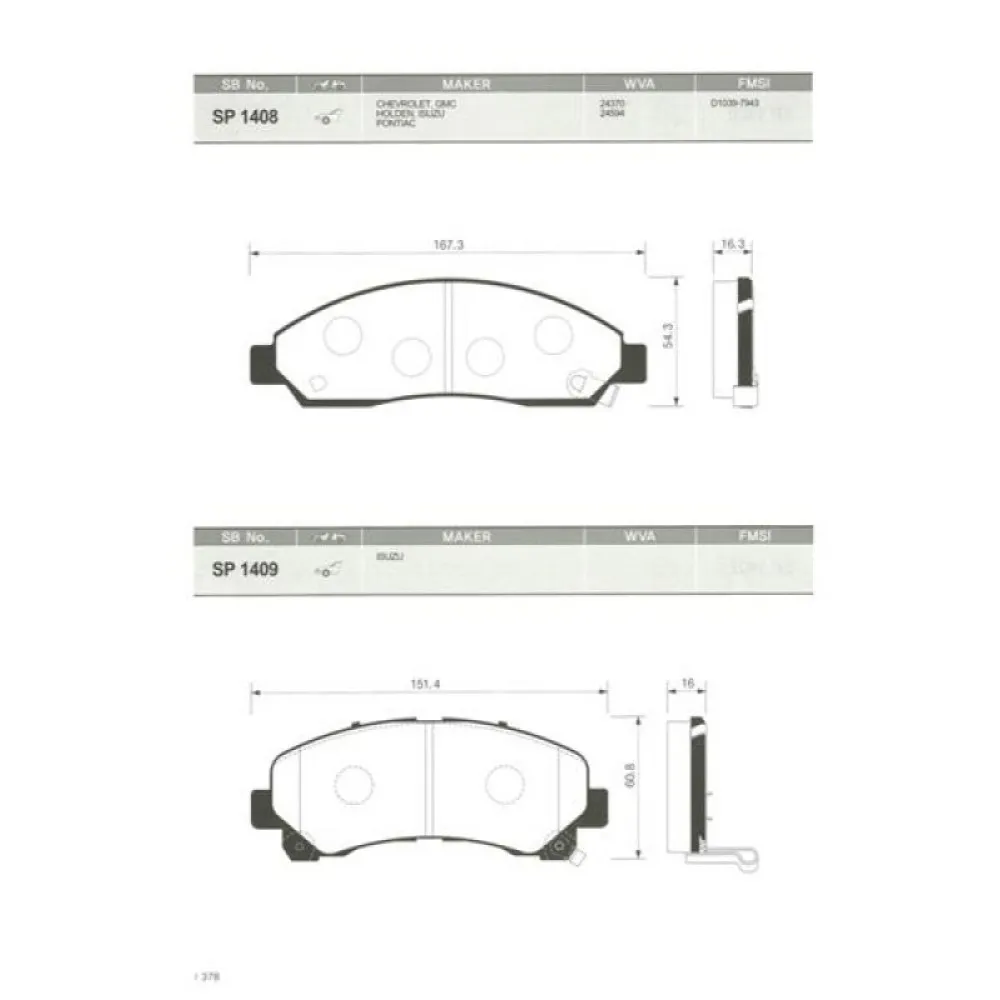 Balata Ön Disk Isuzu D-Max 11 Gdb3545