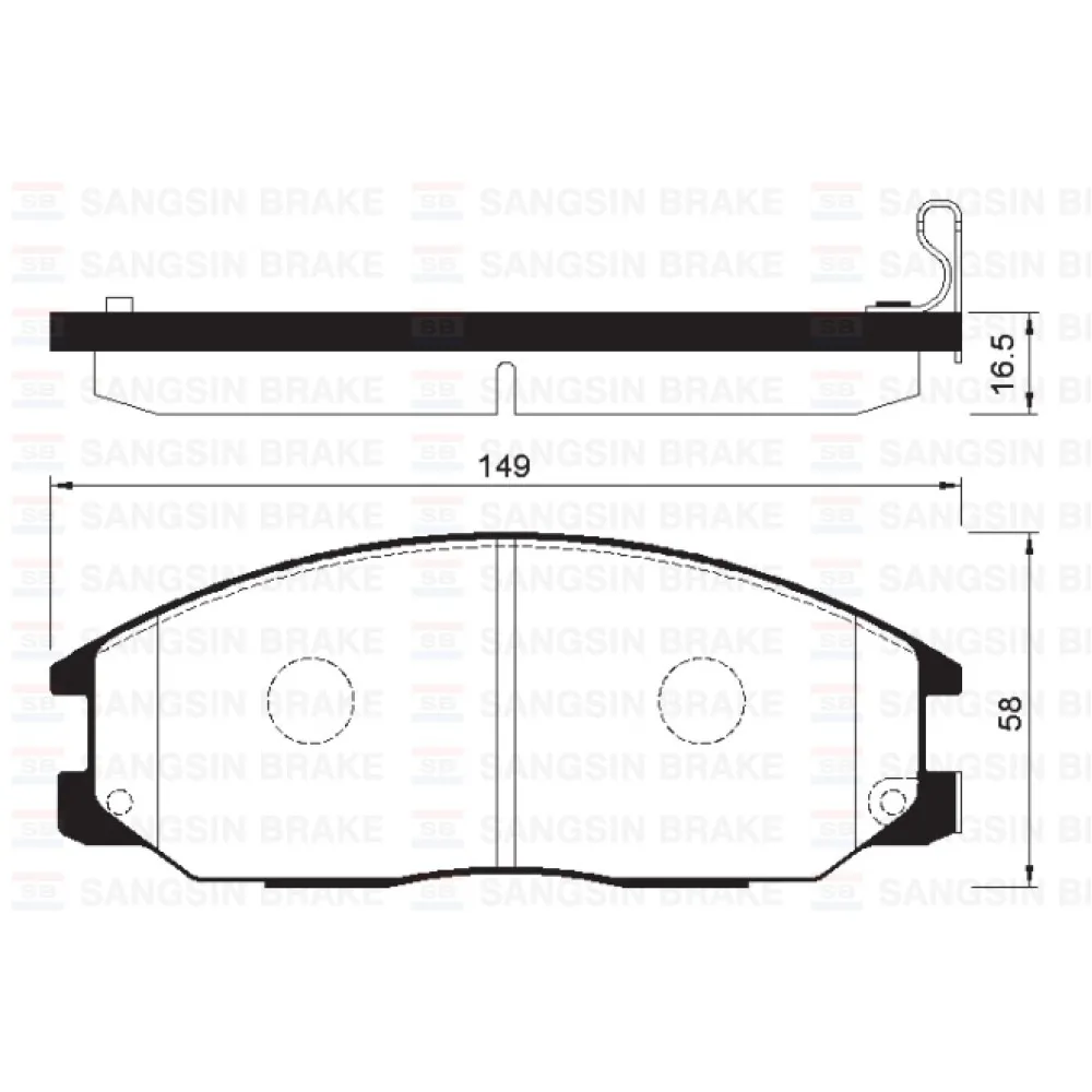 Ön Balata Starex 2.5 Crdi 05 H1 10.06 Ssangyong Rexton 2.7 Xdi 11 Gdb3412-Gdb3257-Gdb3244