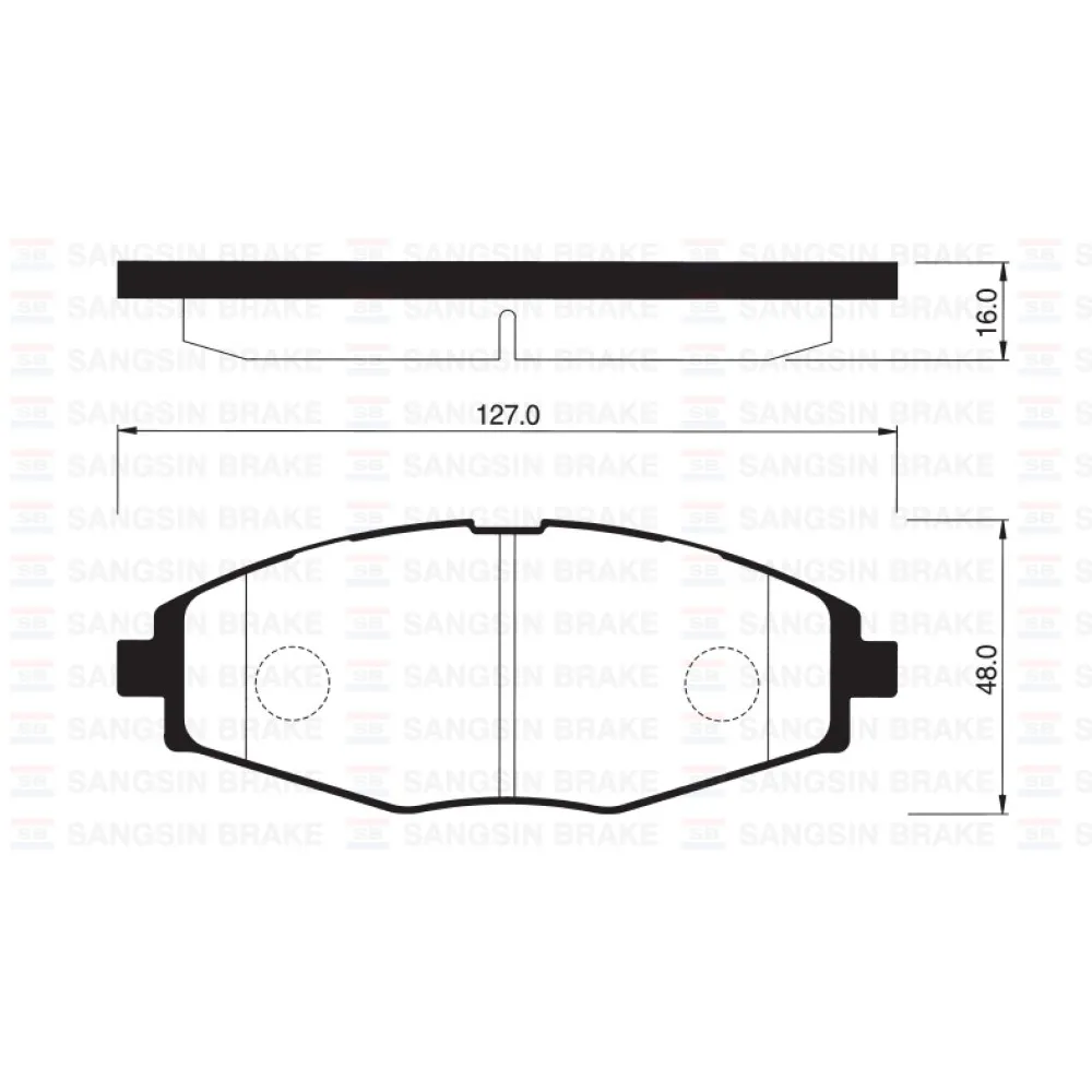 Ön Balata Kalos 1.2-1.4-1.4 16V Sedan 1.4 16V 05 Matiz 0.8-1.0 05 Lanos 1.4 Gdb3195