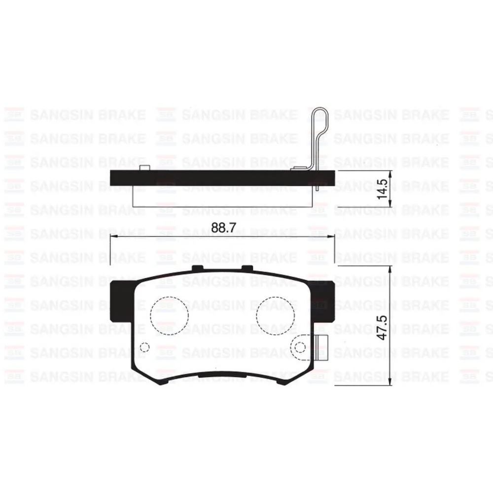 ARKA BALATA HONDA CIVIC VII 01-05 CIVIC VIII 05 ACCORD VII 98-02 ACCORD VIII 06 GDB3177