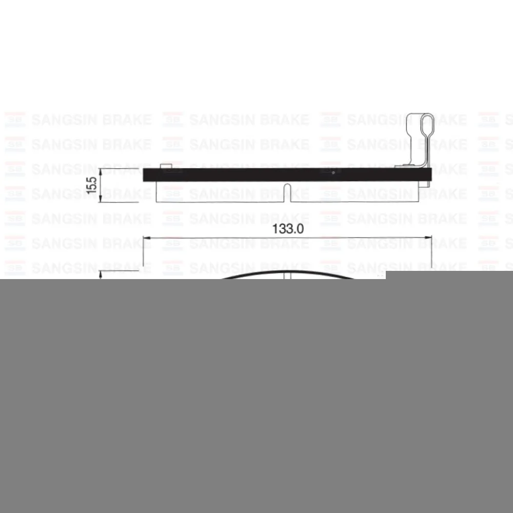 Ön Balata Kia Besta 2.2D 96 Besta 2.7D 99 Mazda E2000 E2200 91-03 Gdb737