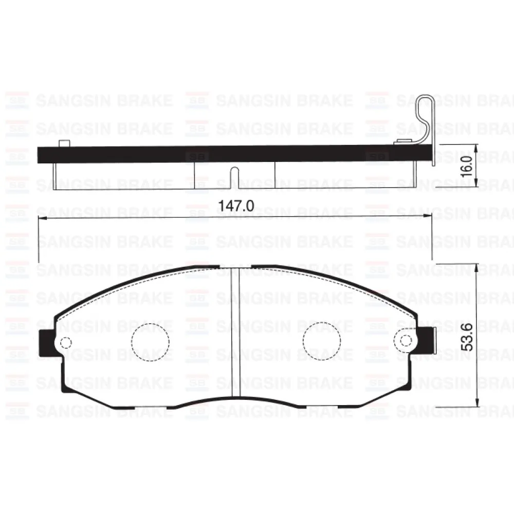 Ön Balata Starex 2.4I-2.5D 97 2.4I-2.5Tci-2.5 Crdi 98 H1 2.4 Mpi 4Wd-2.5 D/td-2.5 Tci Gdb3201 X