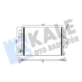 342890 Klima Radyatoru Kondanser Focus Iii 1.0 Ecoboost / 1.6Tdci 11 / Grand C-Max Dxa/cb7. Dxa/ceu 11 591 377 16