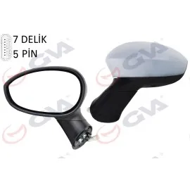Diş Dikiz Aynasi Sol Grande Punto 06 Linea 07 Elektrikli Isitmali Astarli Sensörlü Konveks 5 Fiş Vm-6156Ehpl