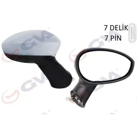 Diş Dikiz Aynasi Sağ Grande Punto 06 Linea 07 Elektrikli Isitmali Astarli Konveks 7 Fiş Vm-6156Ehpsr