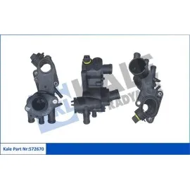 Komple Termostat-Plastik Gövdeli 87 C Seat Arosa-Cordoba-Ibiza-Inca-Skoda Felicia-Octavia-Vw Caddy Golf-Lupo-Polo-Vento